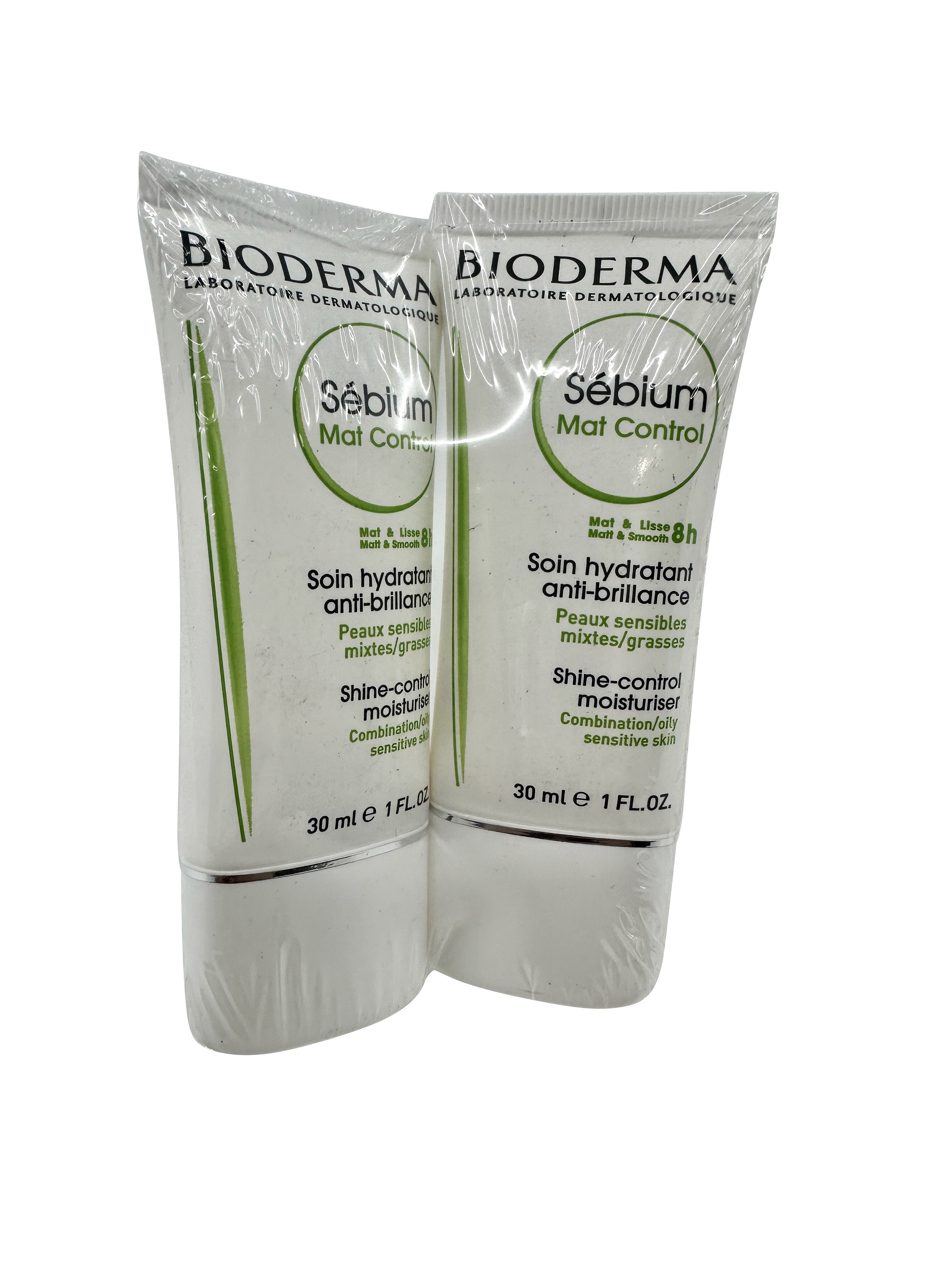 Bioderma Sebium Mat Control Moisturizer 1 OZ Pack of 2