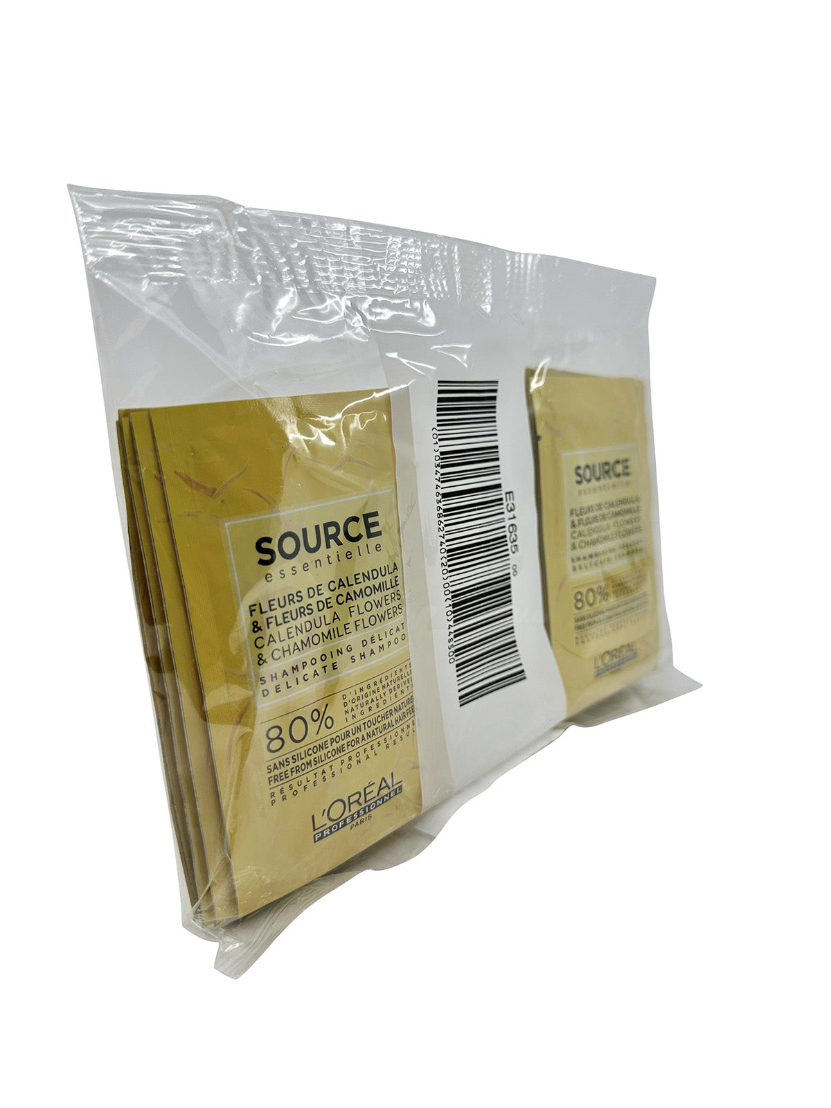 LOreal Source Fleurs Calendula & Chamomile Shampoo Travel Sachets 12 x 12 ML