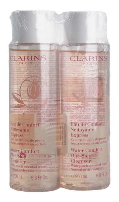 Clarins Water Comfort One Step Cleanser Normal & Dry Skin 6.8 OZ Set of 2