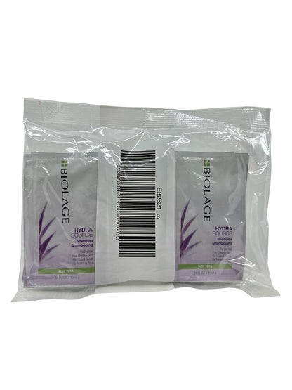 Matrix Biolage Hydra Source Shampoo Travel Sachets 12 x .34 OZ