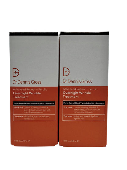 Dr Dennis Gross Advanced Retinol + Ferulic Overnight Treatment 1 OZ  Set of 2