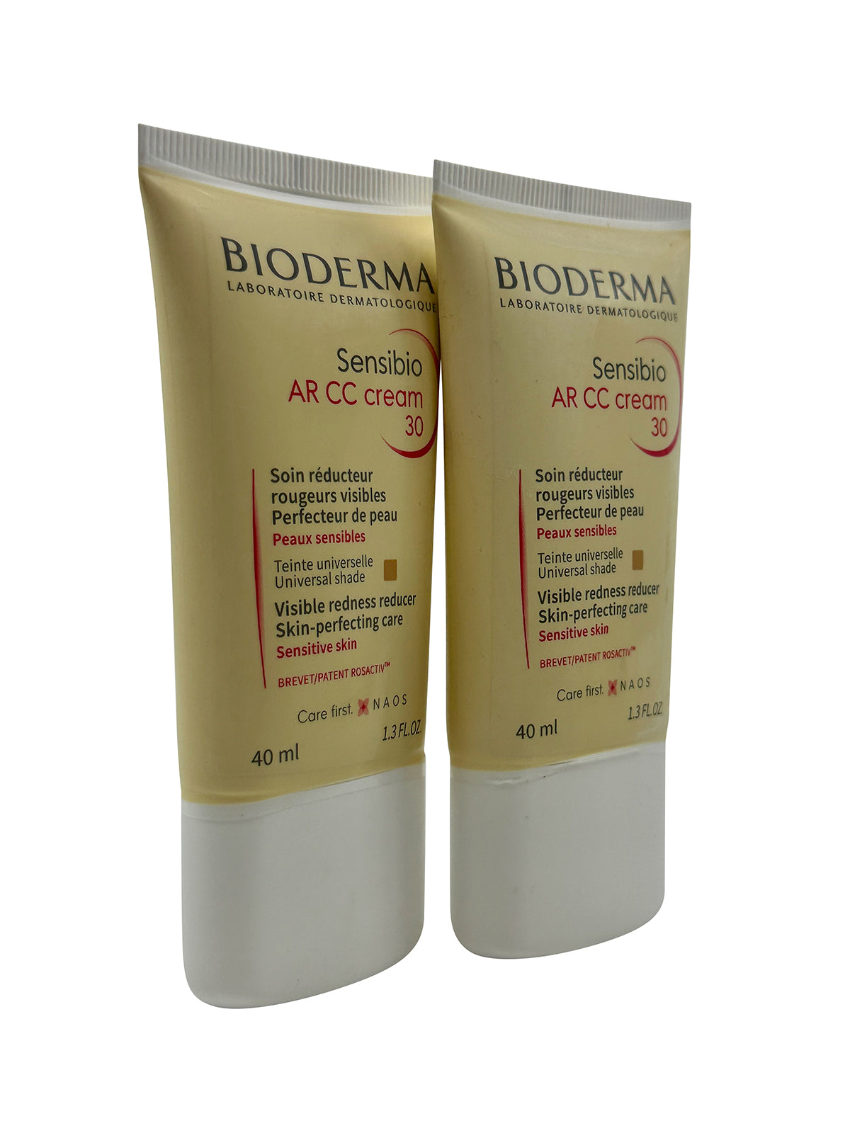 Bioderma Sensibio AR CC Cream 30 Sensitive Skin 1.3 OZ Set of 2