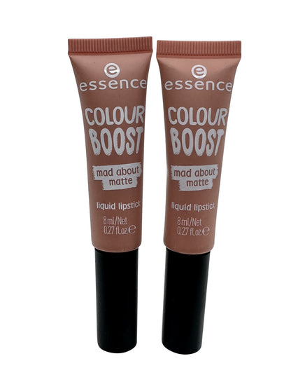 Essence Colour Boost Mad About Matte Liquid Lipstick I Love You DUO