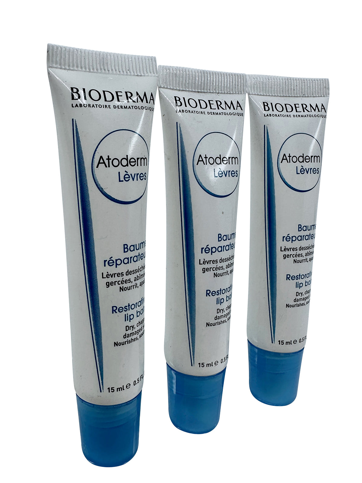 Bioderma Restorative Lip Balm 0.5 OZ Set of 3