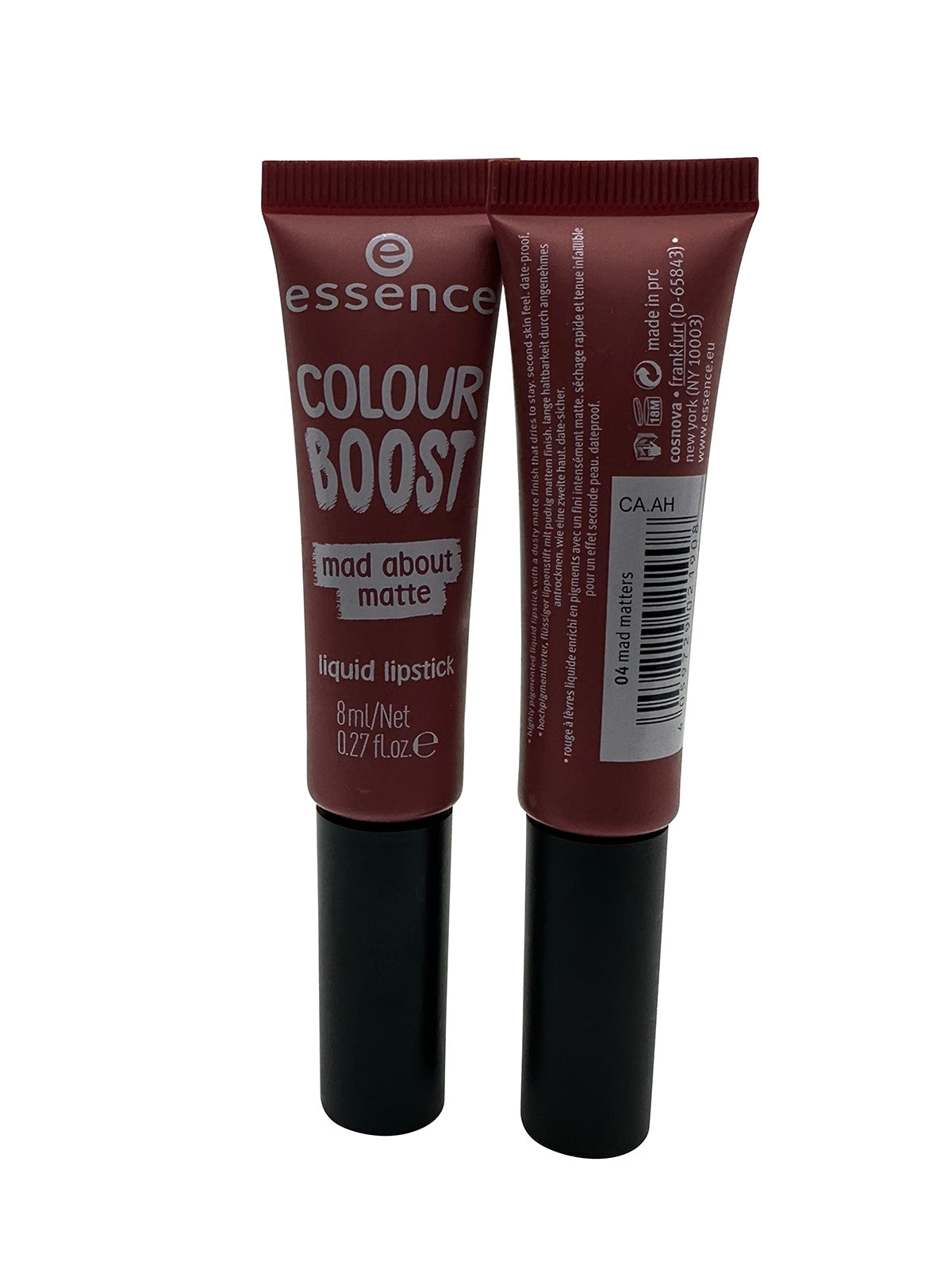 Essence Colour Boost Mad About Matte Liquid Lipstick 04 Mad Matters 0.27 OZ DUO