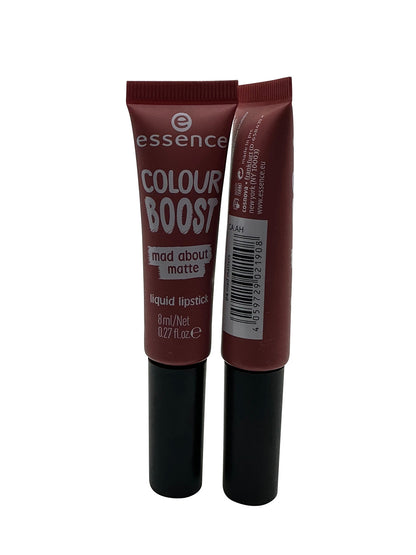 Essence Colour Boost Mad About Matte Liquid Lipstick 04 Mad Matters 0.27 OZ DUO