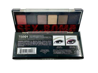 NYX The Sex Bomb Shadow Palette Femme Fatale 0.33 OZ Set of 2