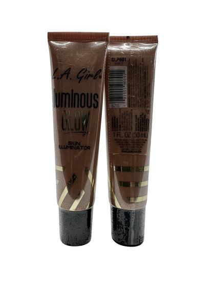 L.A. Girl Luminous Glow Skin Illuminator GLP691 Sunlit 1 OZ Set of 2