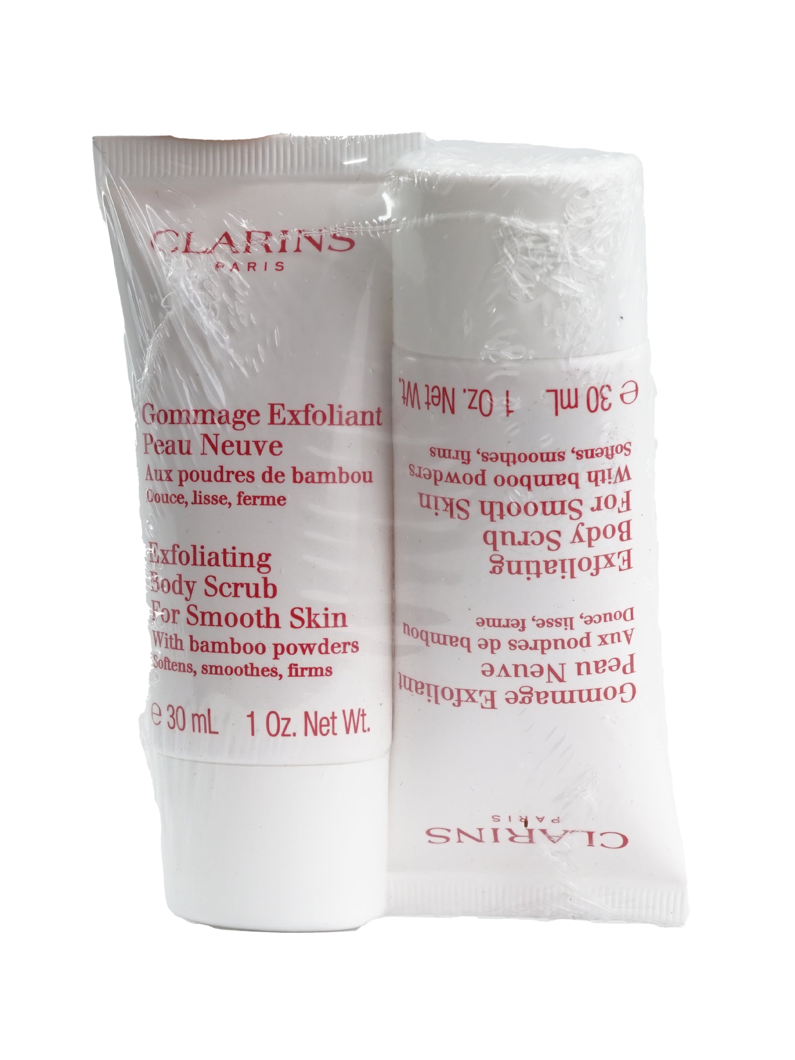 Clarins Exfoliating Body Scrub All Skin Types 1 OZ Set of 2