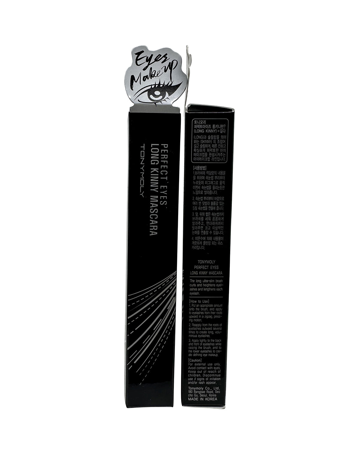 TonyMoly Perfect Eyes Long Kinny Mascara 01 Deep Black Set of 2