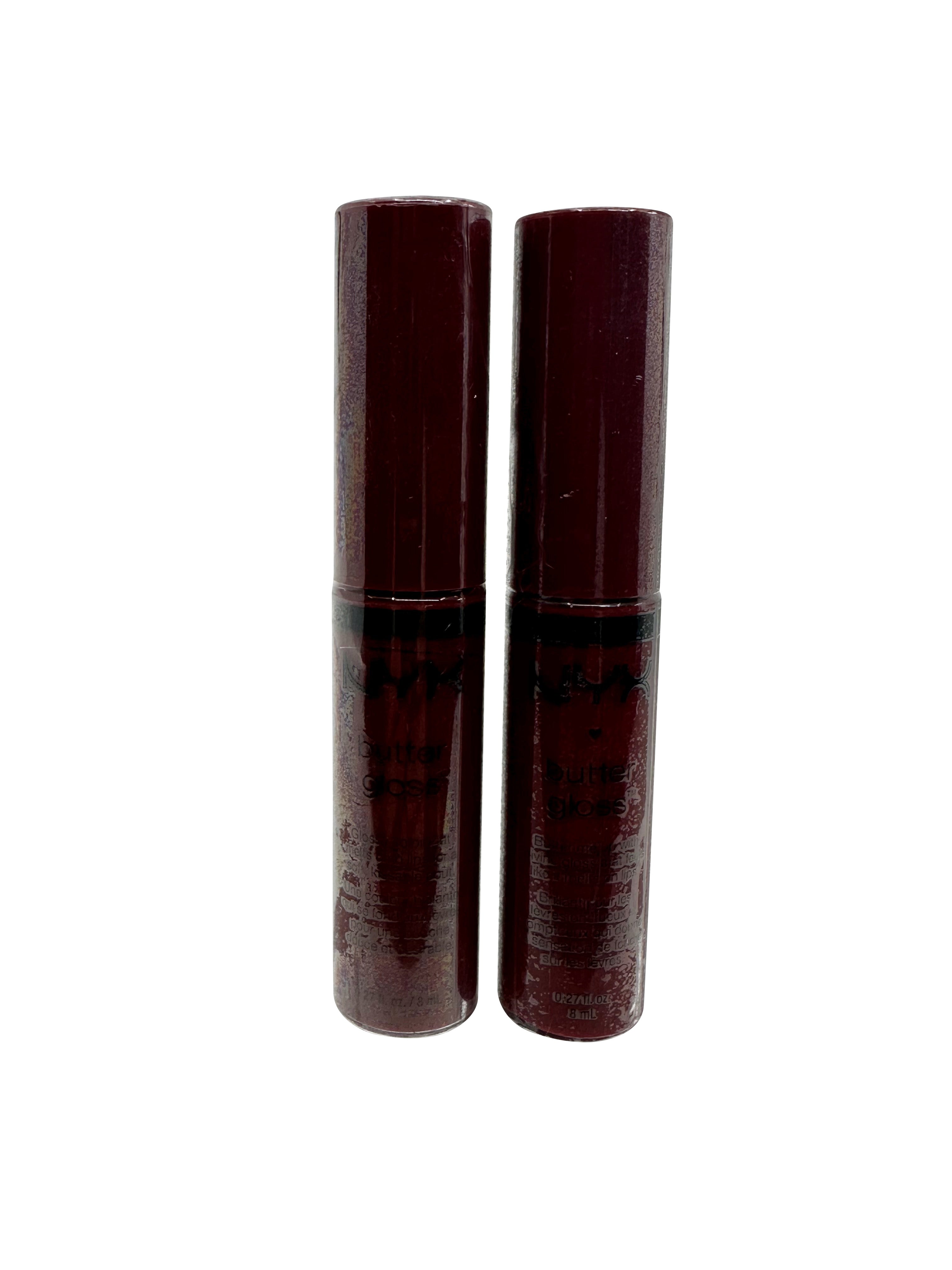 NYX Professional Makeup Butter Lip Gloss Red Velvet 0.27 OZ DUO