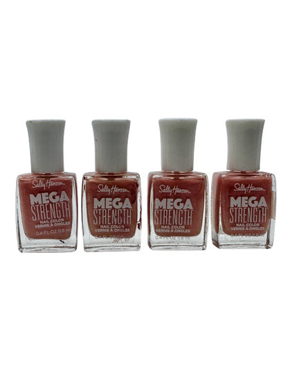 Sally Hansen Mega Strength Nail Polish Set #32 Sally Sells Sea Shells x 4