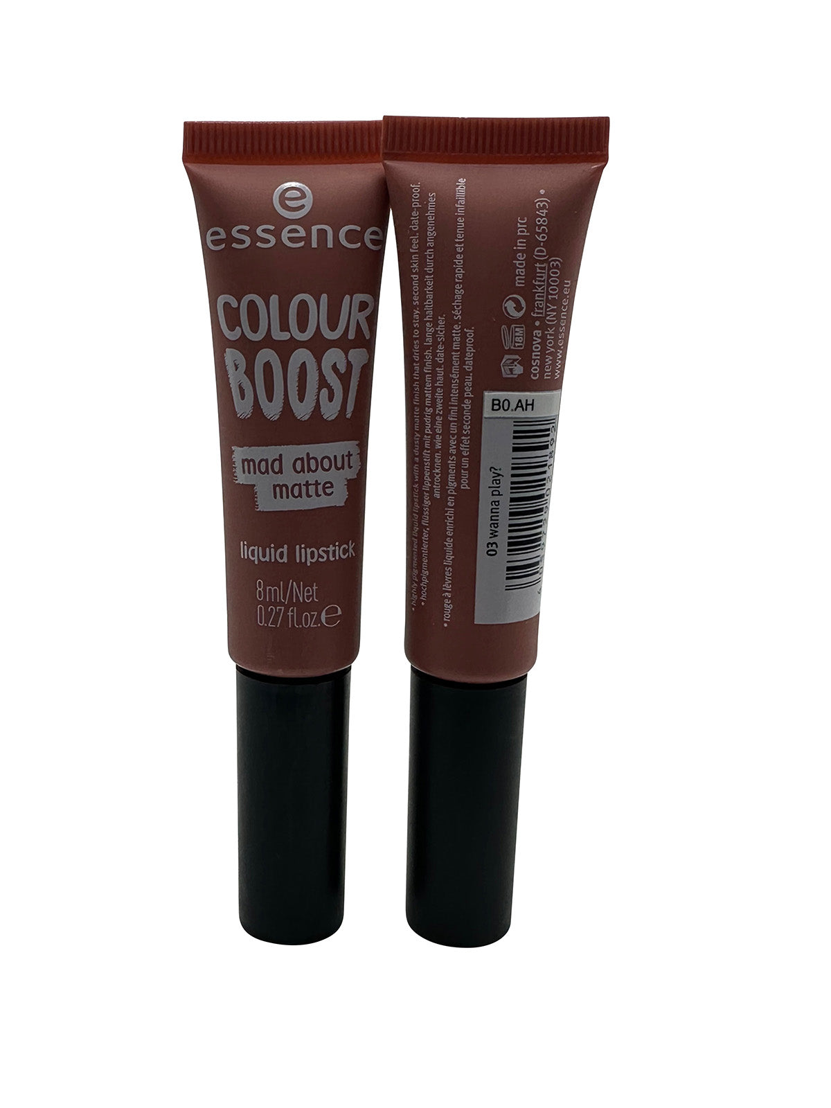 Essence Colour Boost Mad About Matte Liquid Lipstick 03 Wanna Play 0.27 OZ DUO