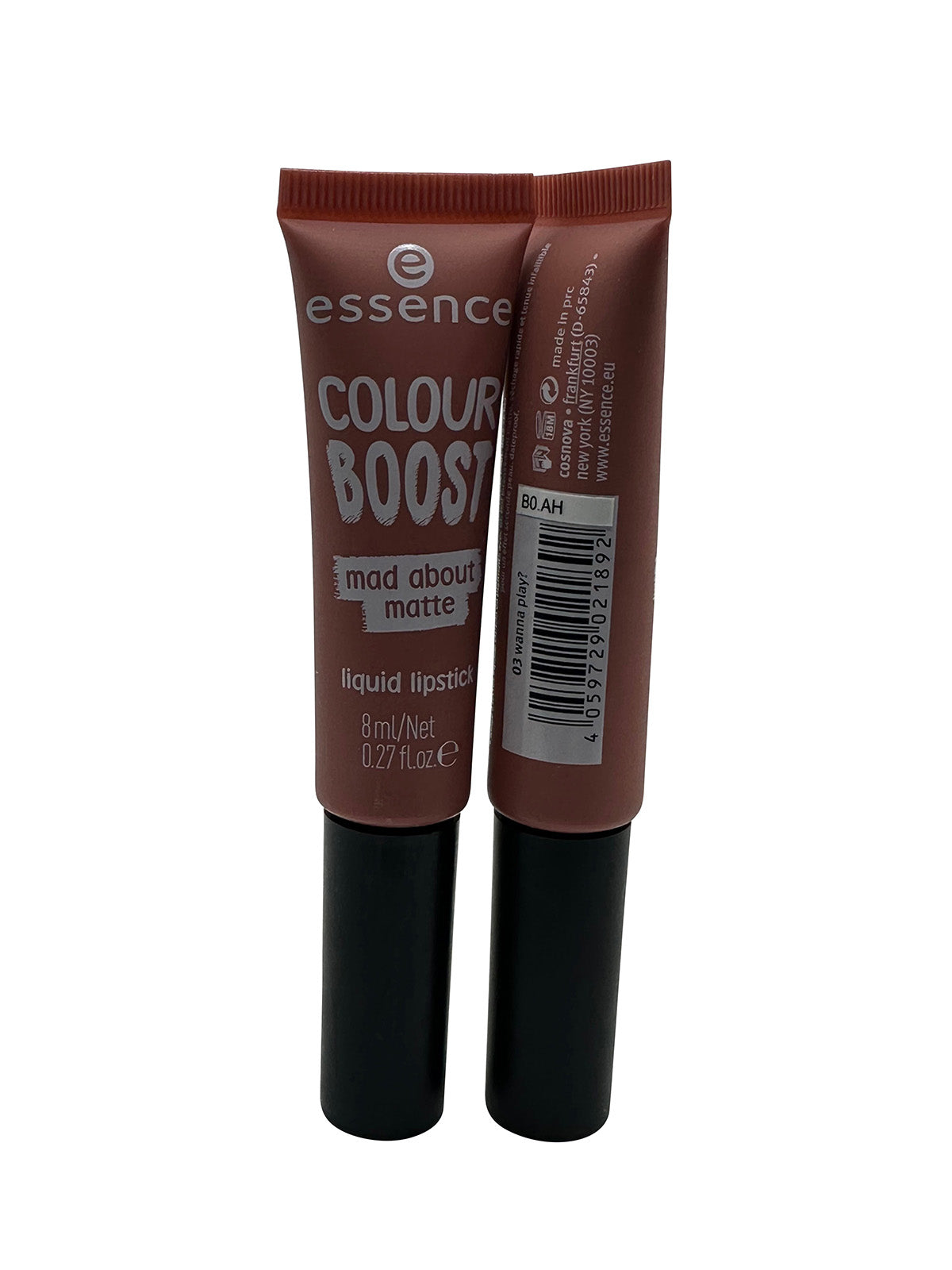 Essence Colour Boost Mad About Matte Liquid Lipstick 03 Wanna Play 0.27 OZ DUO