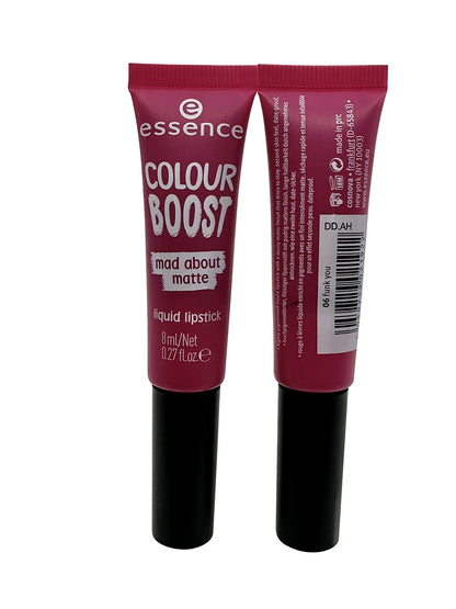 Essence Colour Boost Mad About Matte Liquid Lipstick 06  0.27 OZ DUO