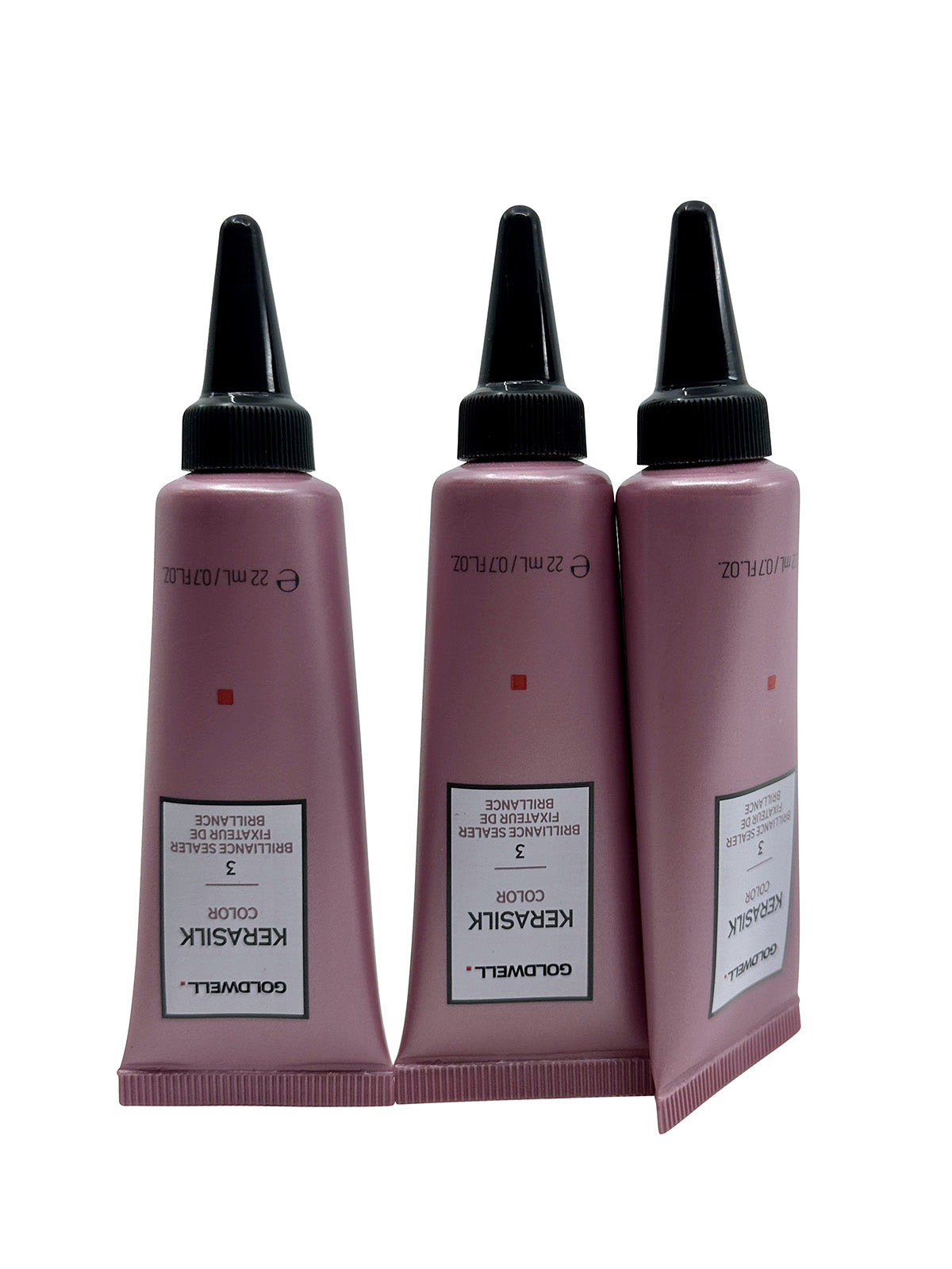 Goldwell Kerasilk Color Brilliance Sealer Color Treated Hair 0.7 OZ Set of 3