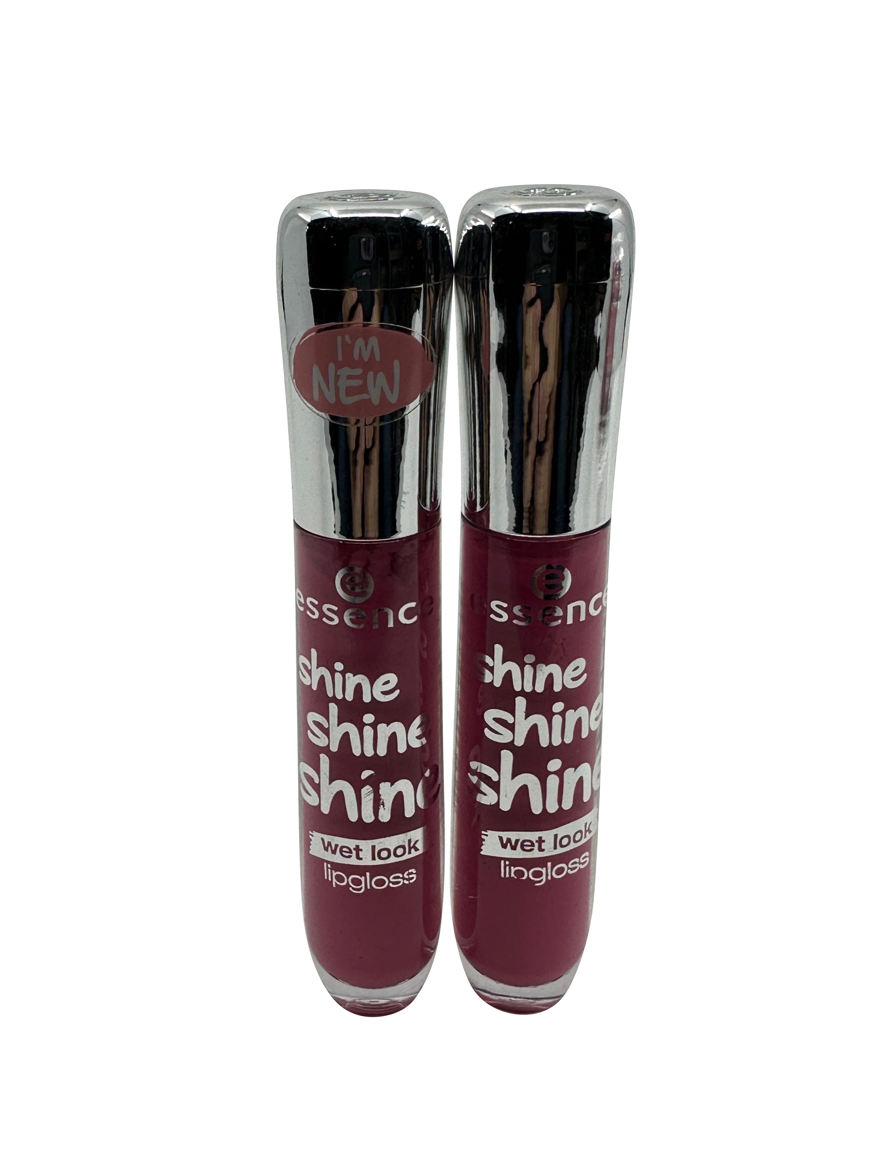 Essence Shine Shine Shine Lipgloss 04 Flirt Alert 1.13 OZ Set of 2