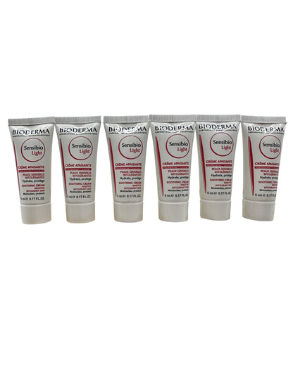 Bioderma Sensibio Light Soothing Cream 0.17 OZ set of 6