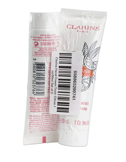 Clarins Tonic Citrus Hand Cream 1 OZ Set of 2