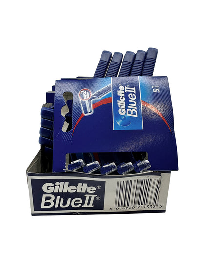 Gillette Blue II Disposable Razor Pack of 50 Shavers