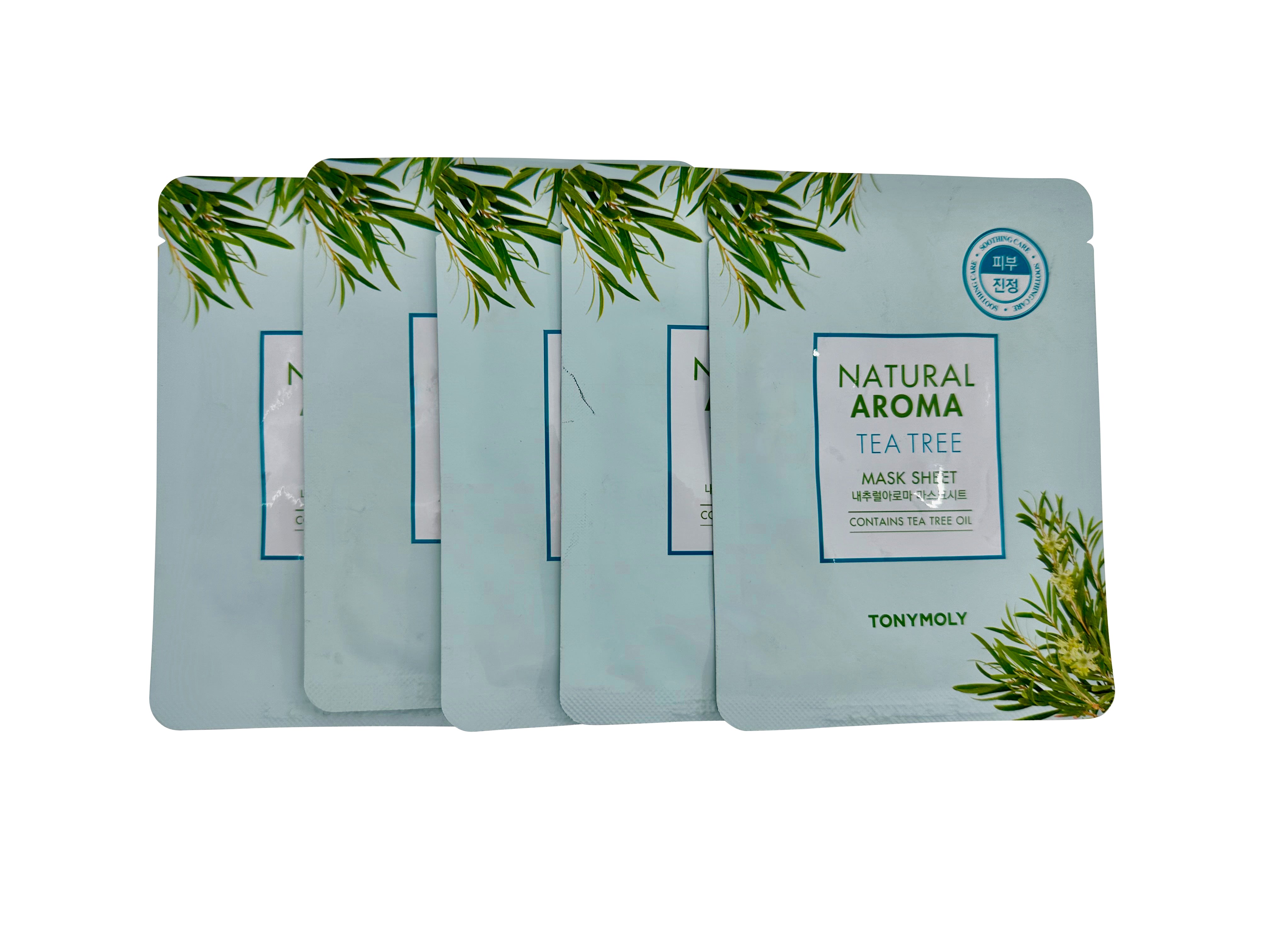 TonyMoly Natural Aroma Tea Tree Mask Sheet Set of 5