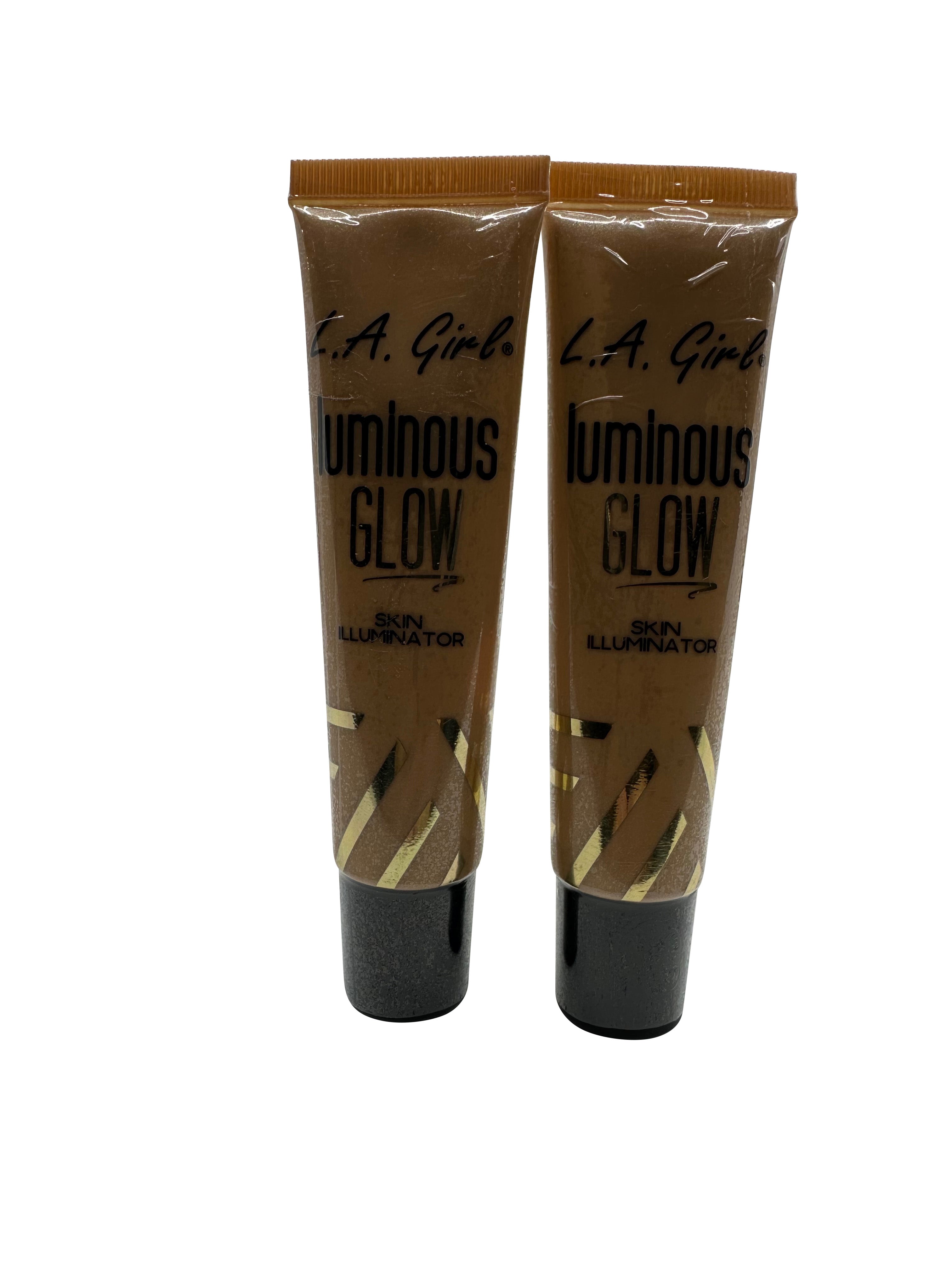 L.A. Girl Luminous Glow Skin Illuminator GLP692 Afterglow 1 OZ Set of 2