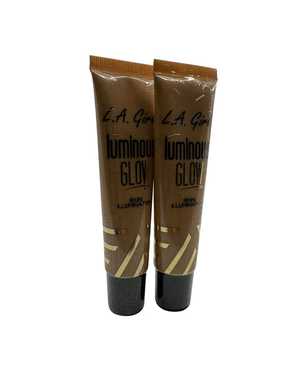 L.A. Girl Luminous Glow Skin Illuminator GLP692 Afterglow 1 OZ Set of 2