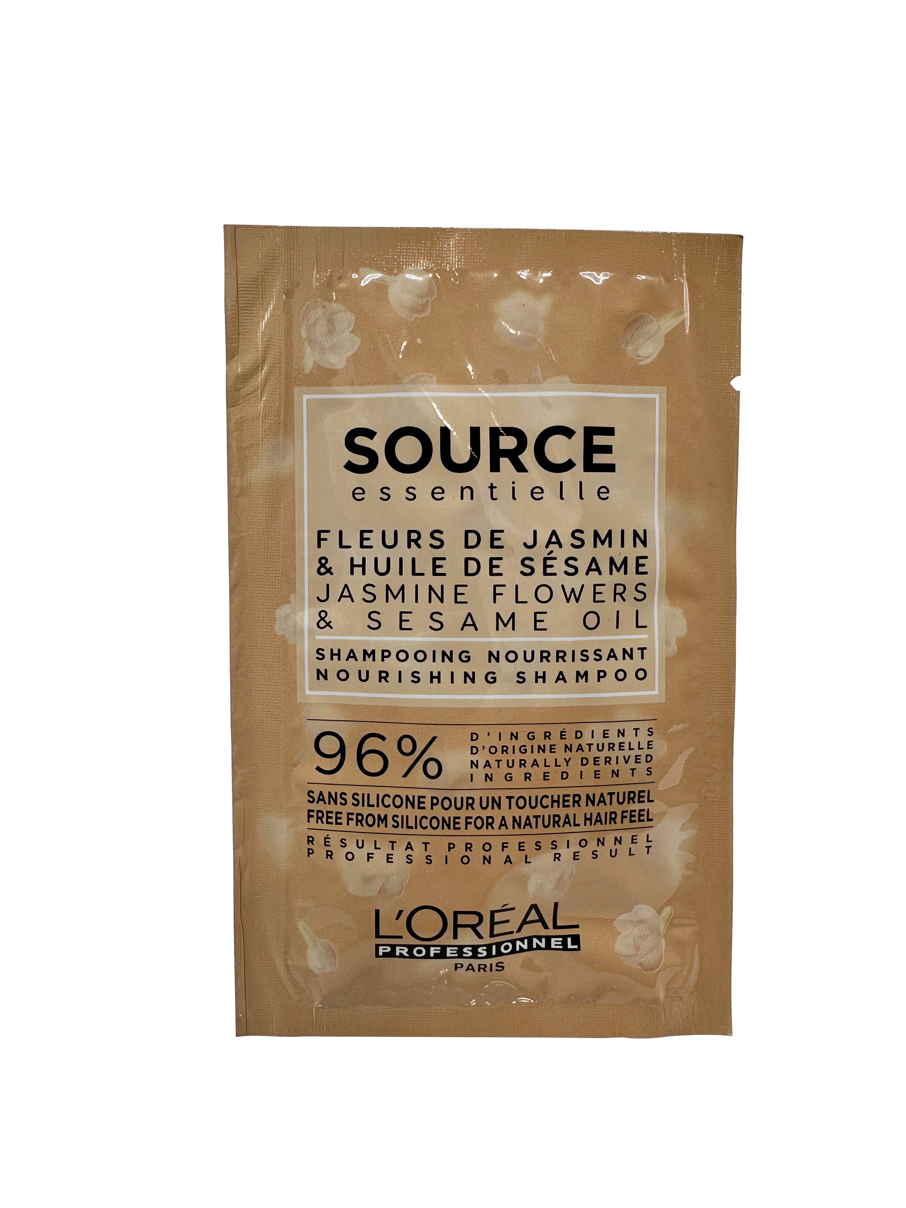 LOreal Source Fleurs de Jasmin Shampoo Travel Sachets 5 x 12 ML