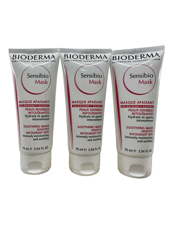 Bioderma Sensibio Mask Sensitive & Intolerant Skin 2.54 OZ set of 3 ...