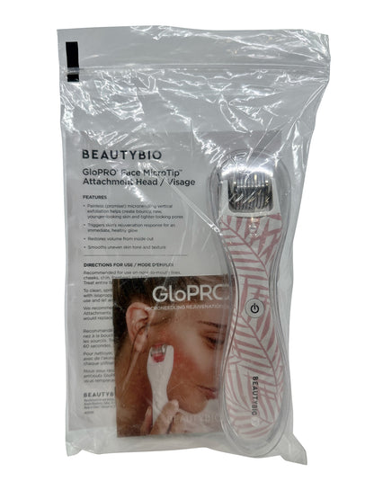 Beautybio GloPro Regen Tool Pink Palm w/ 5 Residue Eraser & 1 Skin Prep Pad