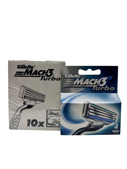 Gillette Mack 3 Turbo Cartridges Pack of 40