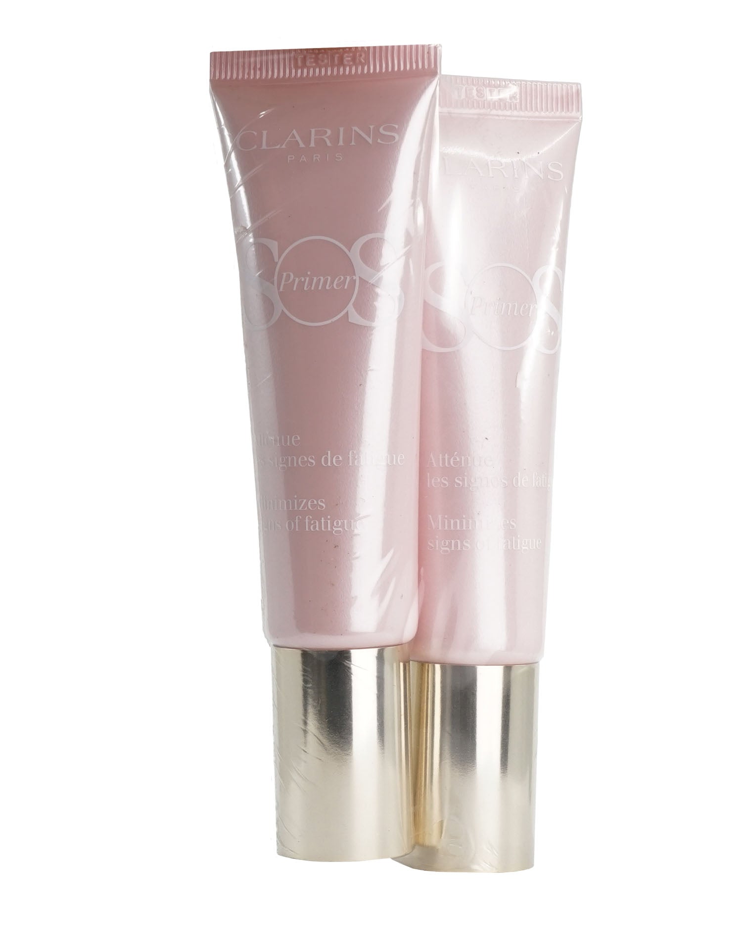 Clarins SOS Primer 01 Rose All Skin Types 1 OZ Set of 2