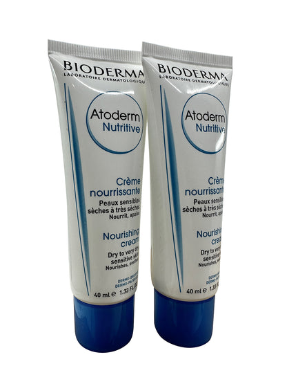 Bioderma Atoderm Nutritive Nourishing Cream 1.33 OZ Set of 2