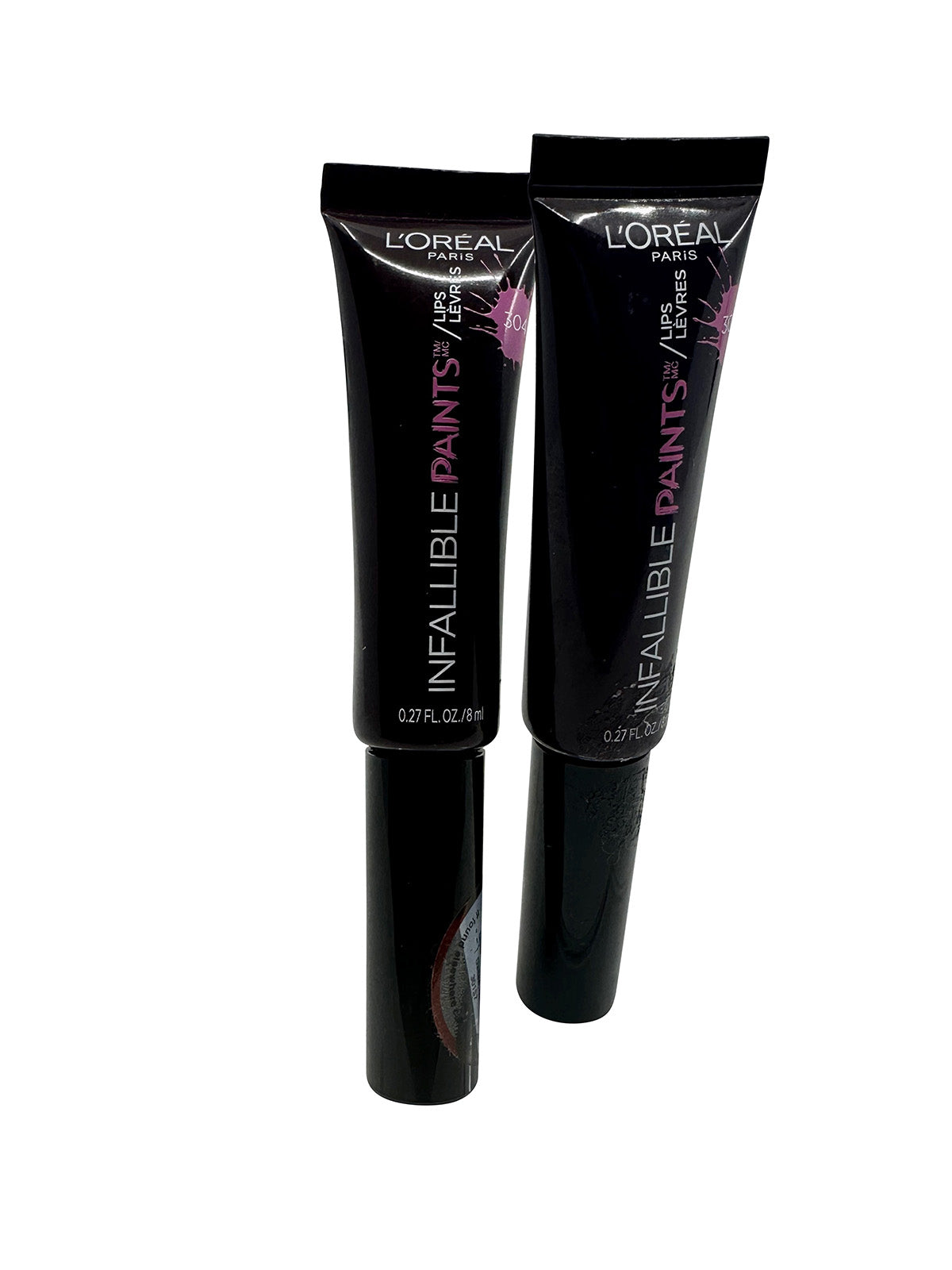 L'Oreal Paris Infallible Paints Lip Color 304 Bewitching Bordeaux 0.27 OZ DUO