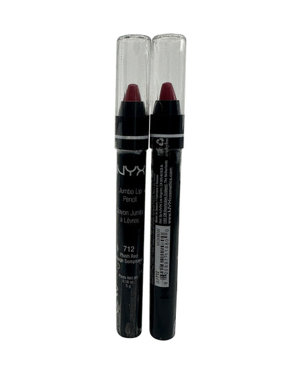 NYX Jumbo Lip Pencil 712 Plush Red 0.18 OZ DUO