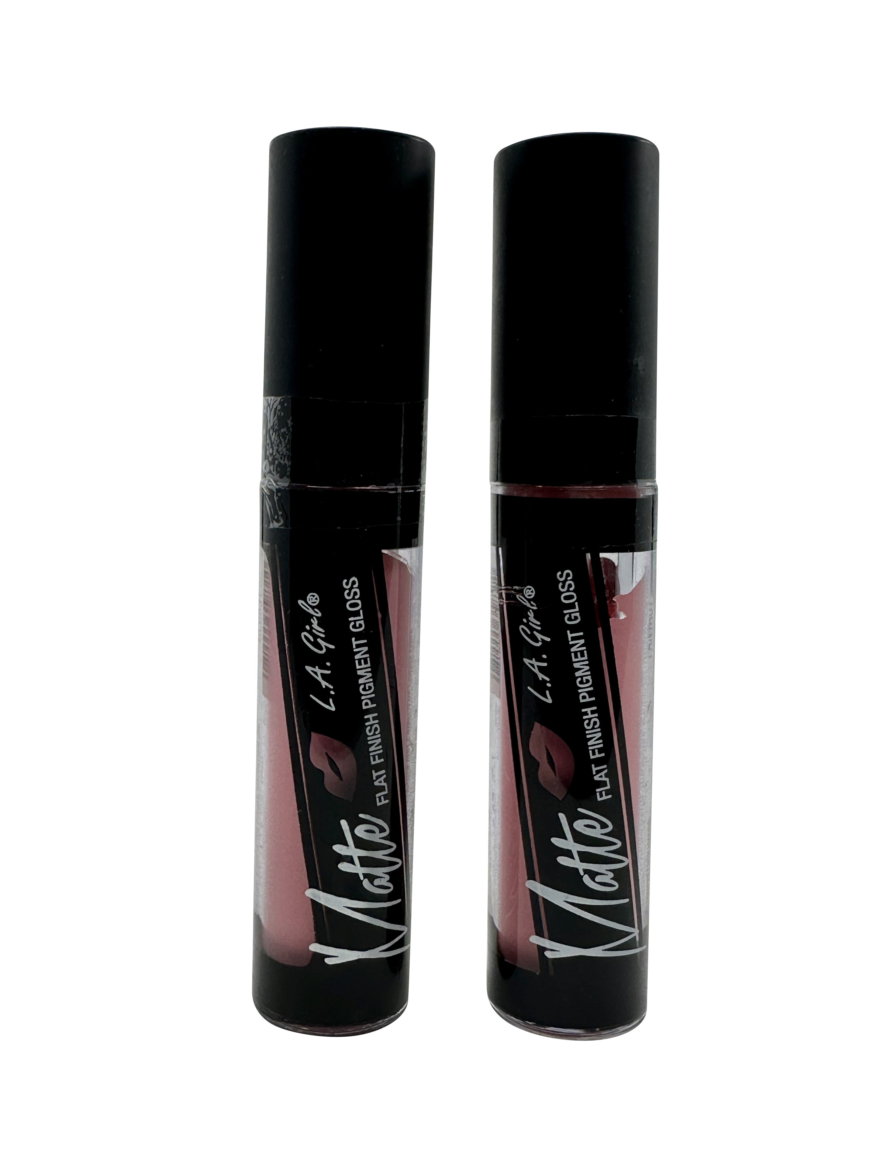 L.A. Girl Matte Flat Finish Pigment Gloss GLG831 Fantasy 0.17 OZ Set of 2