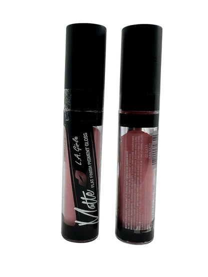 L.A. Girl Matte Flat Finish Pigment Gloss GLG831 Fantasy 0.17 OZ Set of 2