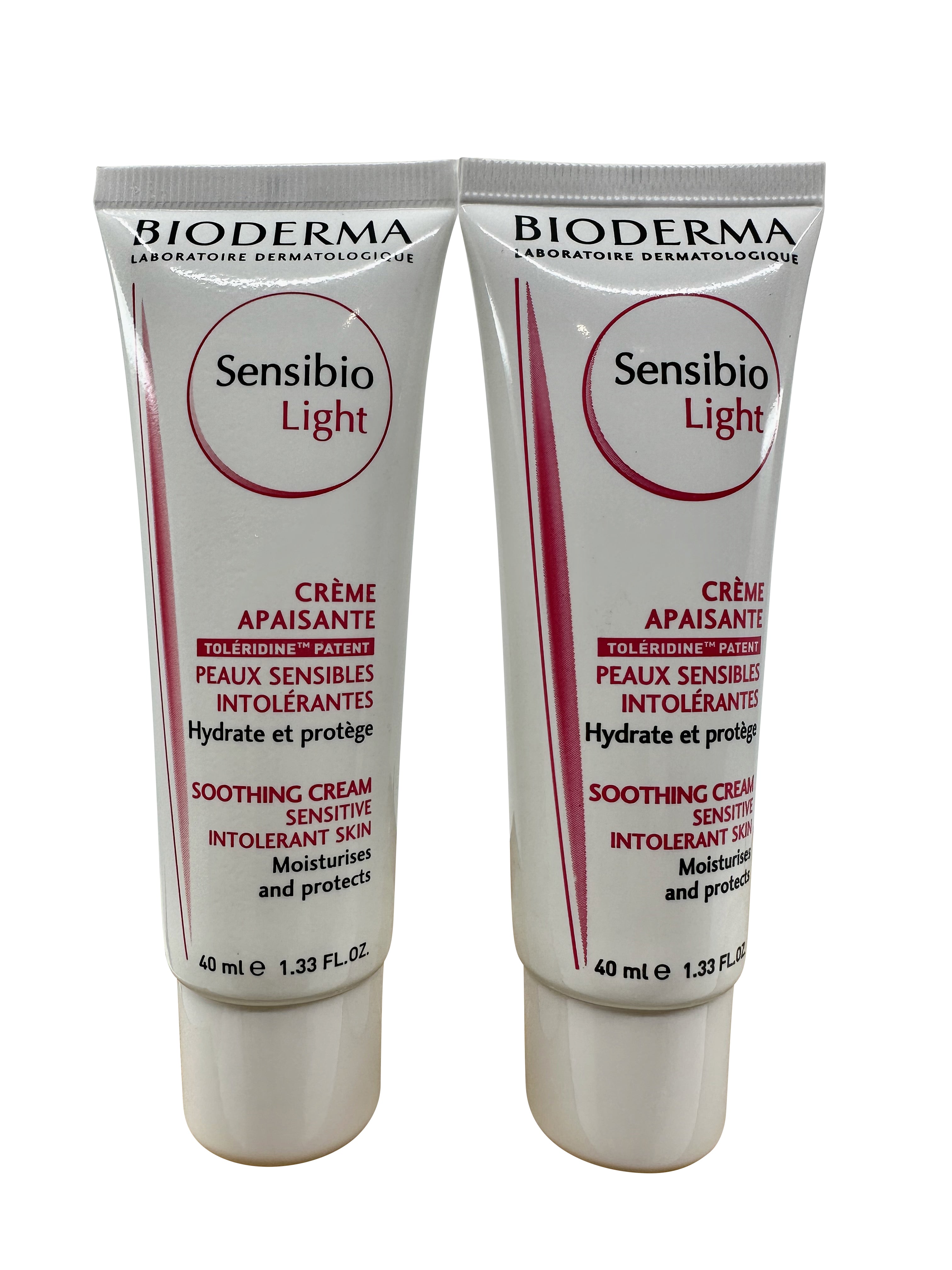 Bioderma Sensibio Light Soothing Cream 1.33 OZ set of 2