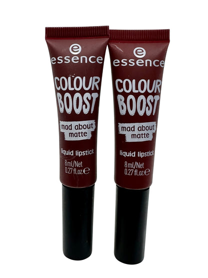 Essence Colour Boost Mad About Matte Liquid Lipstick 09 Magnetic Gloom DUO