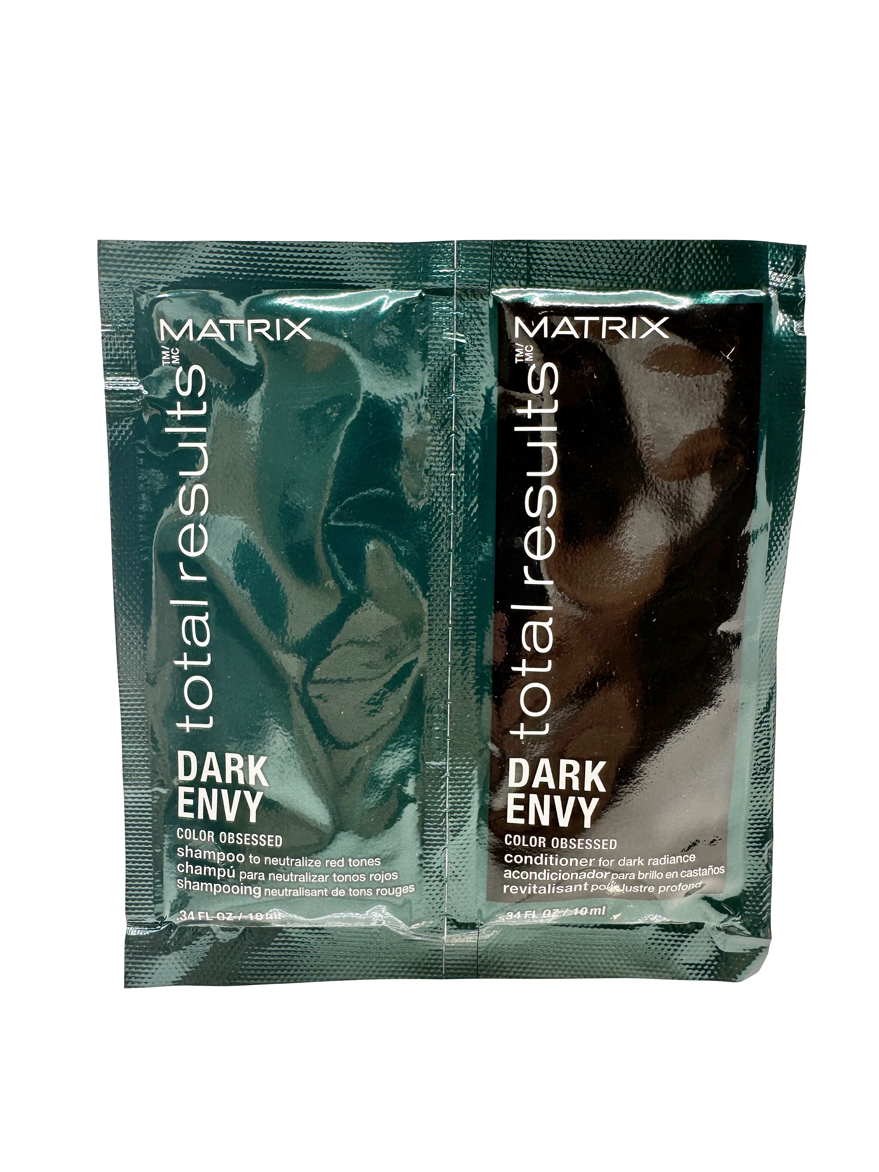 Matrix Dark Envy Shampoo & Conditioner Sachets .34 OZ 5 pack