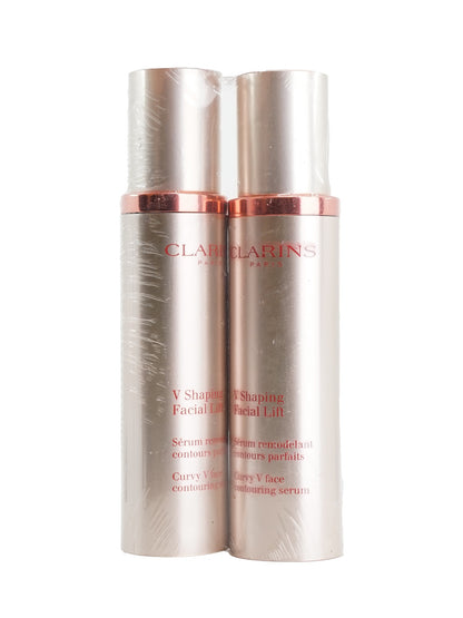 Clarins V Shaping Facial Lift Contouring Serum All Skin Types 1.6 OZ Set of 2