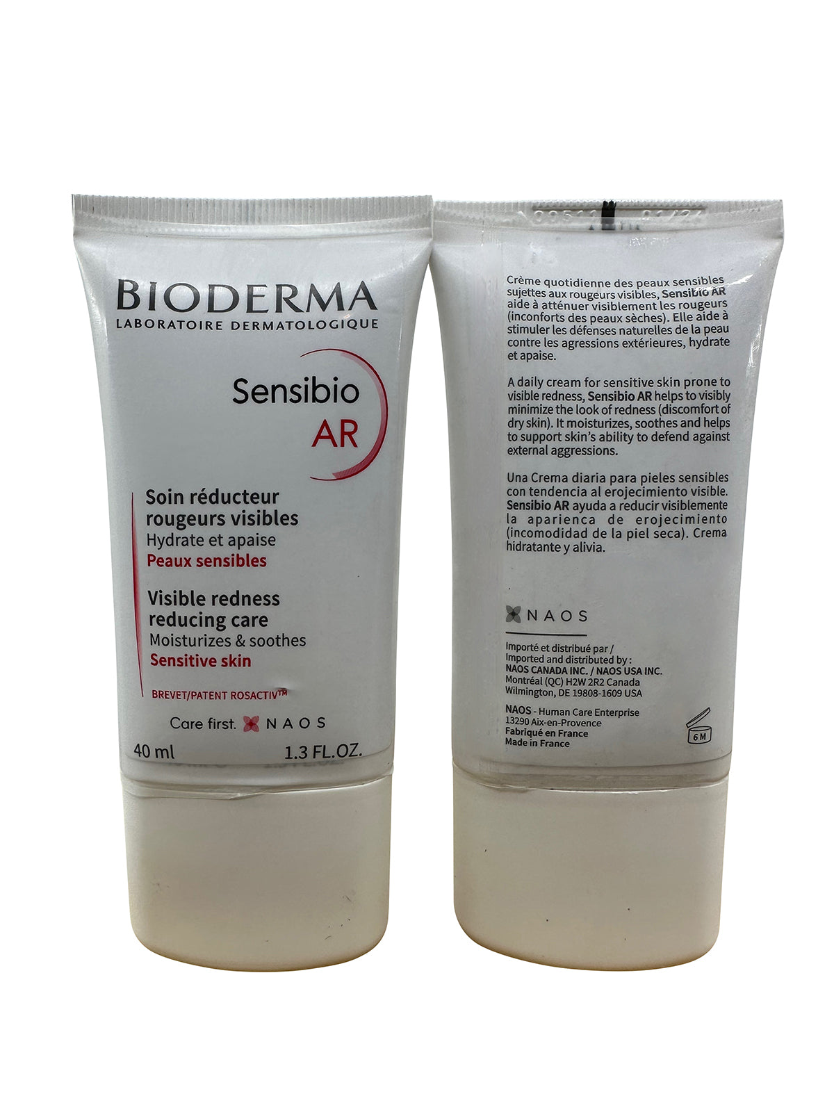 Bioderma Sensibio AR Cream Anti Redness Care 1.3 OZ Set of 2