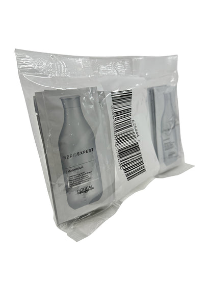 LOreal Serie Expert Magnesium Silver Shampoo Travel Sachet 12 x 10 ML