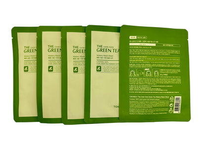 TonyMoly The Chok Chok Green Tea Watery Mask Sheet Set of 5