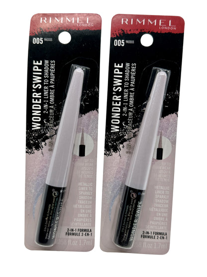 Rimmel Wonder Swipe 2 in 1 Liner to Shadow 005 Yass 1.7 OZ DUO