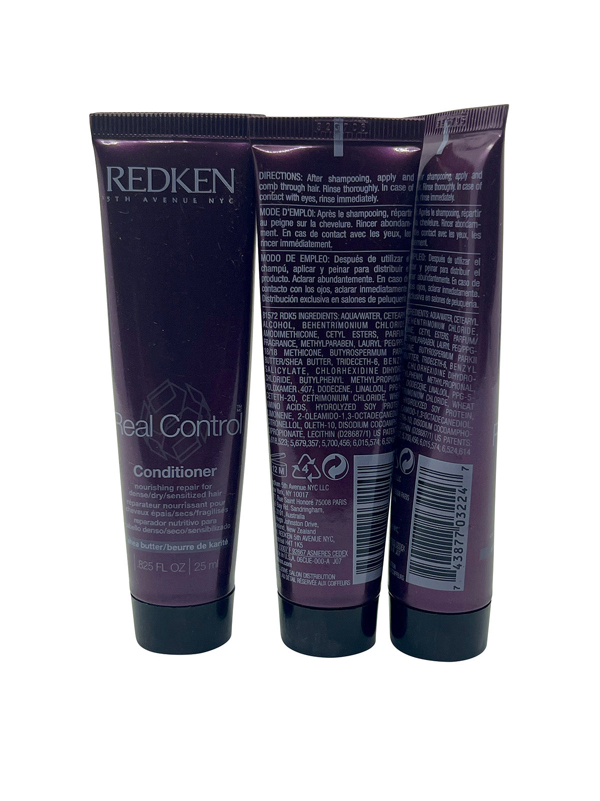 Redken Real Control Conditioner Dense, Dry, Sensitized Hair 0.82 OZ Set of 2