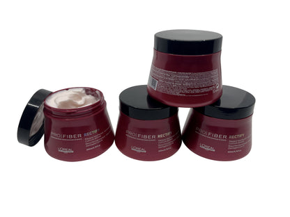 L'Oreal Professional Pro Fiber Rectify Resurfacing Mask 6.76 OZ Set of 4