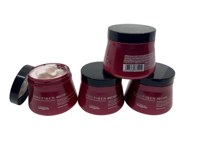 L'Oreal Professional Pro Fiber Rectify Resurfacing Mask 6.76 OZ Set of 4