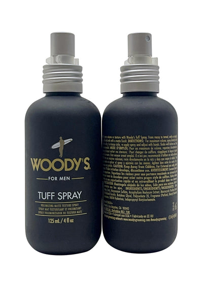 Woody's for Men Tuff Spray Volumizing Matte Texture Spray 4 OZ Set of 2