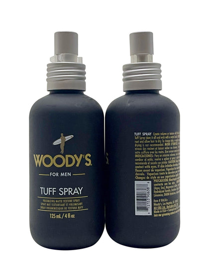 Woody's for Men Tuff Spray Volumizing Matte Texture Spray 4 OZ Set of 2